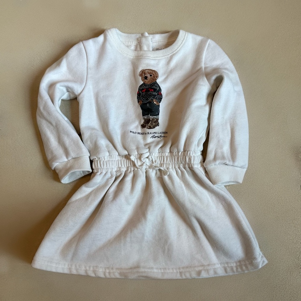 Ralph Lauren White Bear Dress